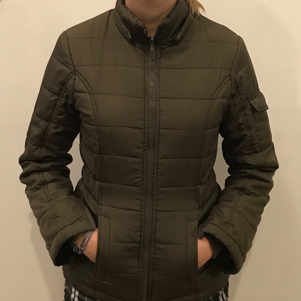 Lane Crawford green winter jacket